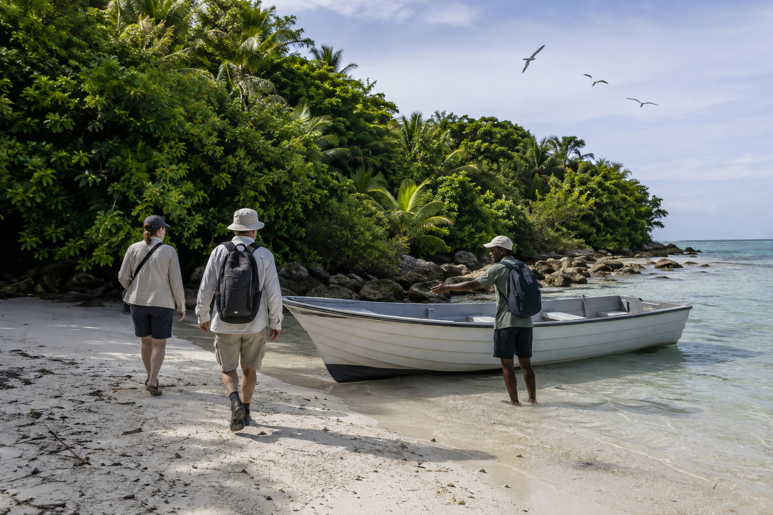 Cousin, then Praslin → La Digue