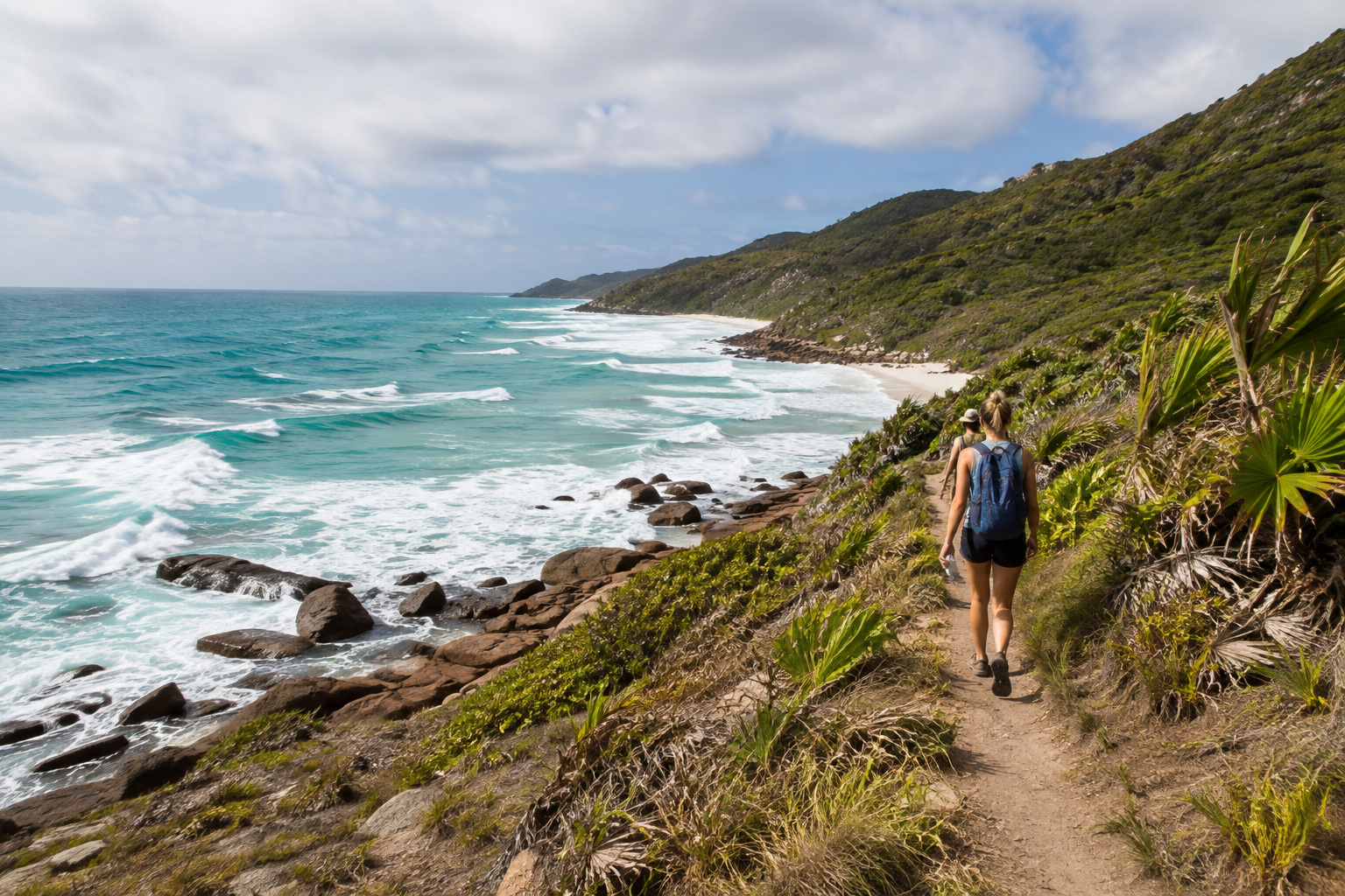 La Digue · the walk to Anse Cocos