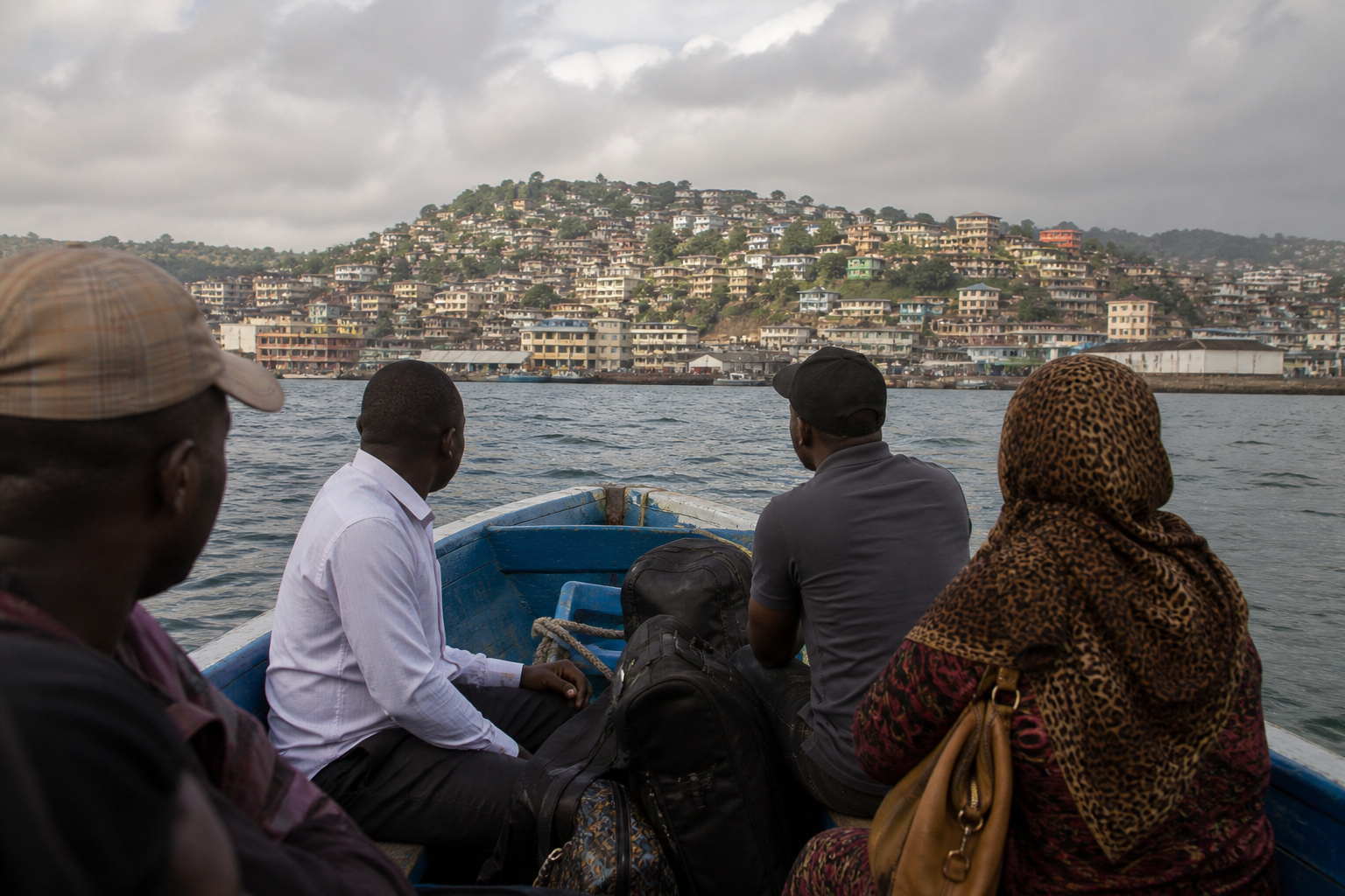 Freetown · arrival on the peninsula