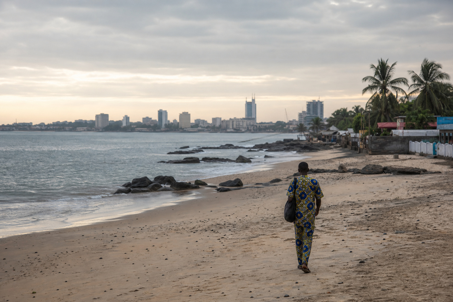 Departure from Monrovia
