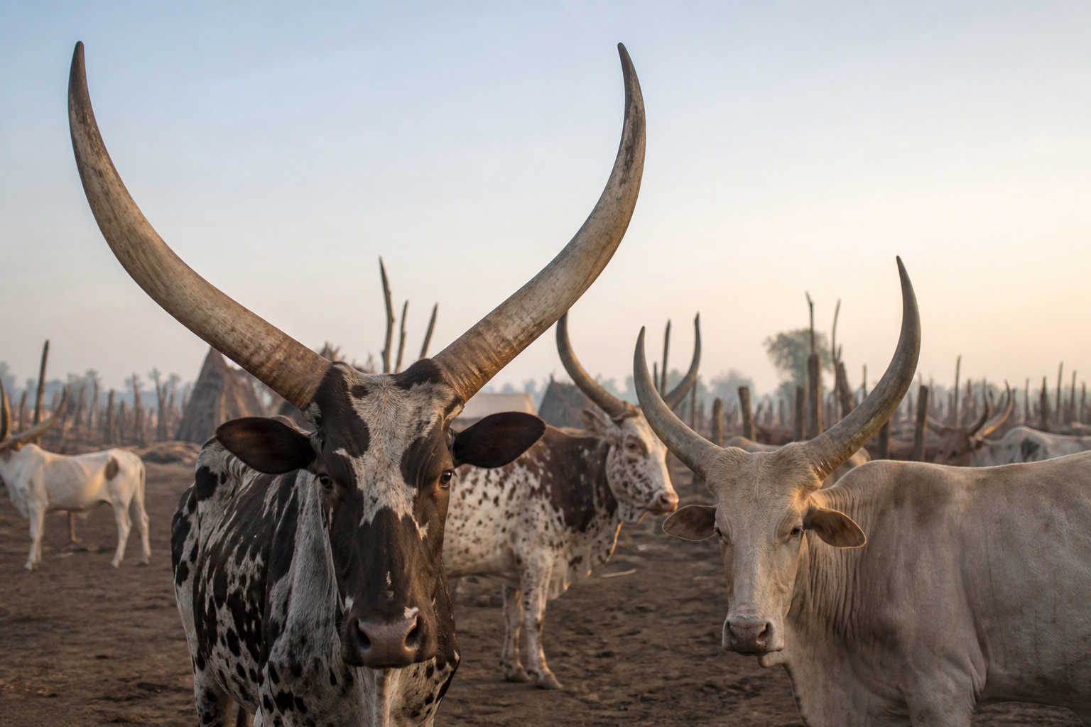 South Sudan Watusi Horns