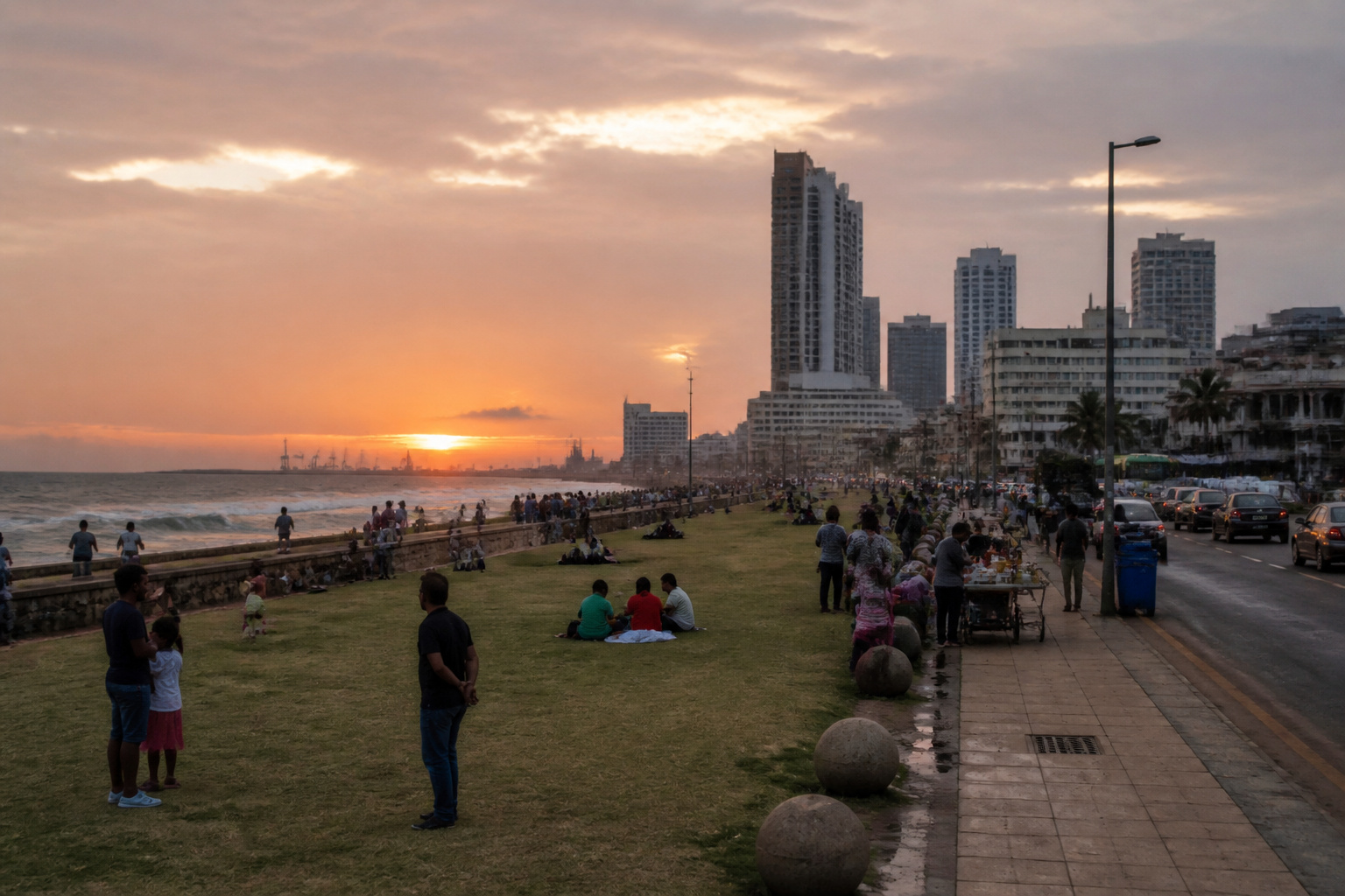 Colombo · arrival on the island