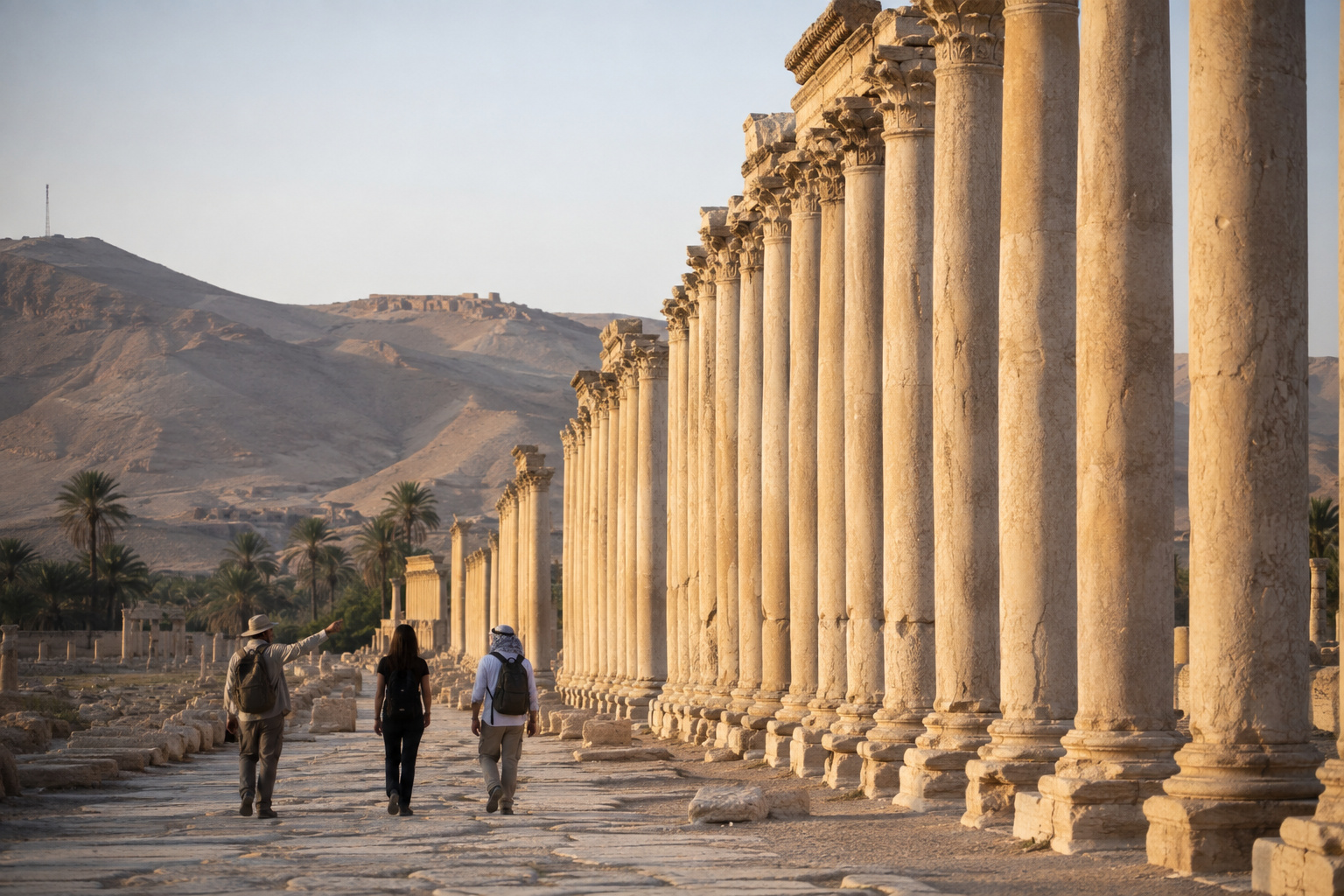 Palmyra → the Valley of the Christians