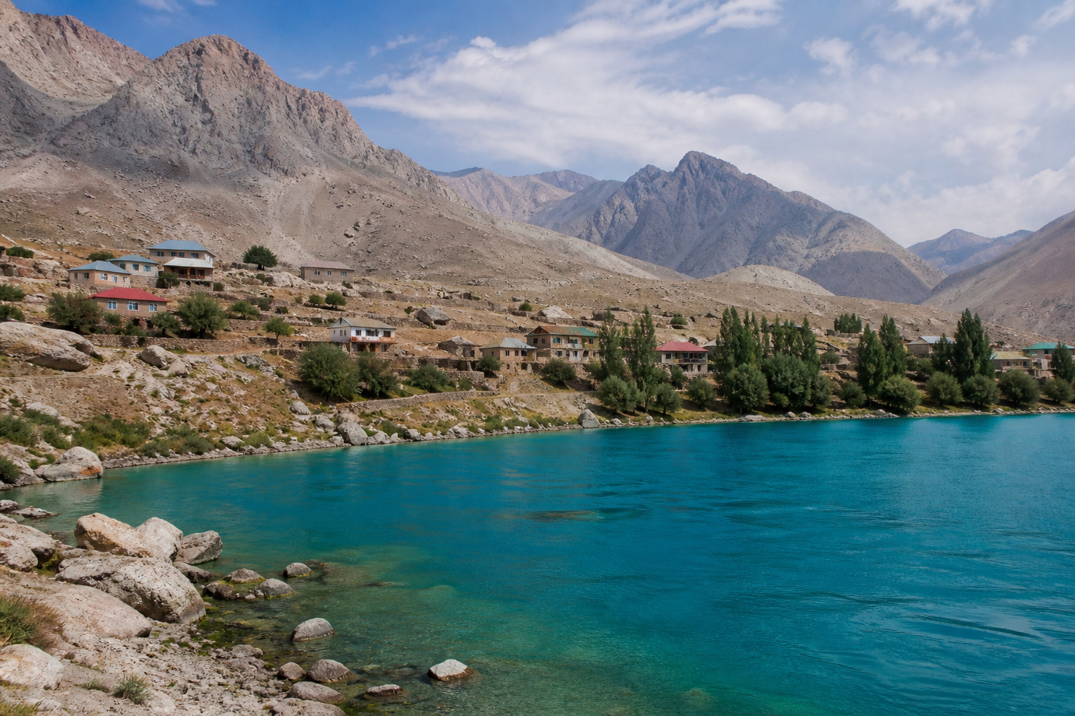 Tajikistan Fann Mountains Seven Lakes