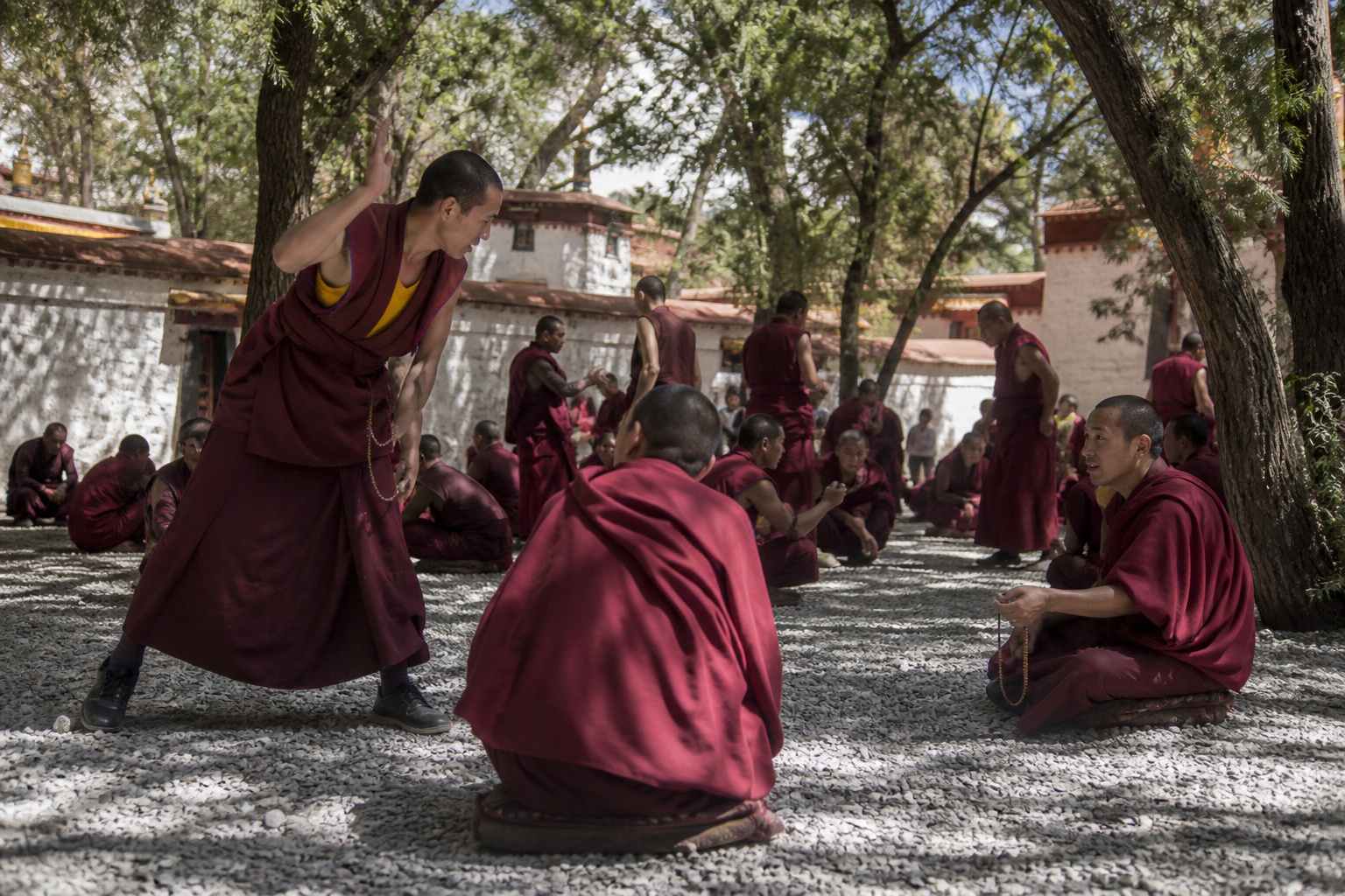 The Jokhang & the Barkhor · Sera's debating monks