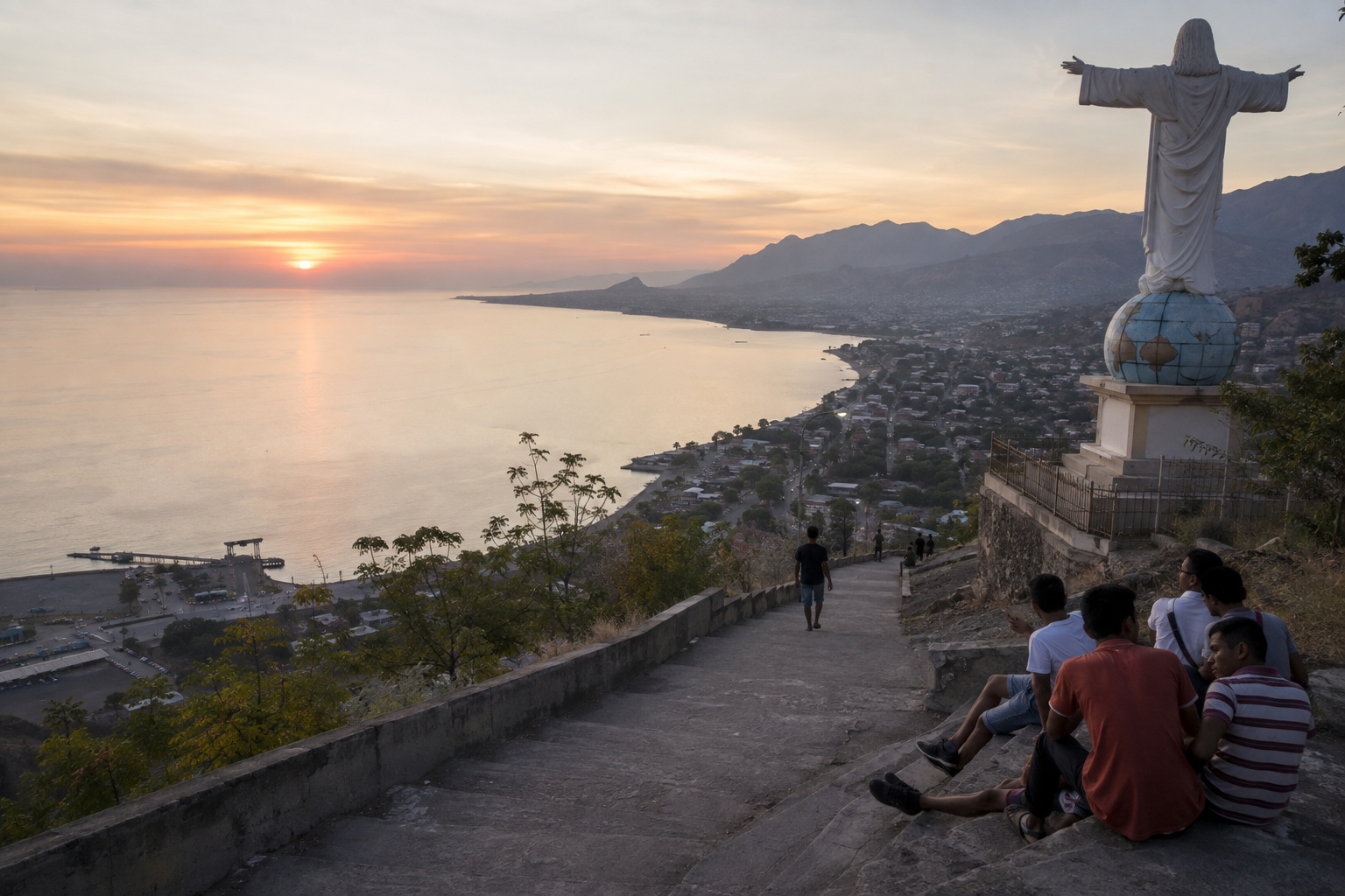 Dili · arrival and the recent past
