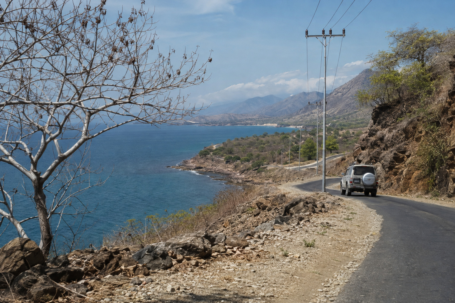 Tutuala → Dili · the long road west