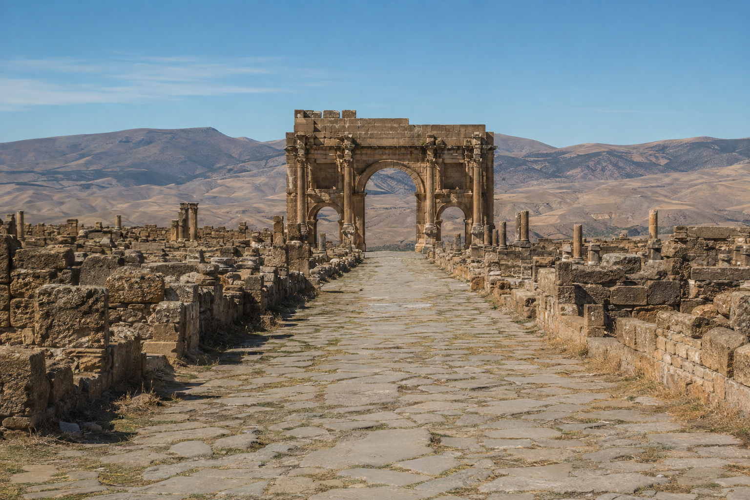 Timgad · the Roman north