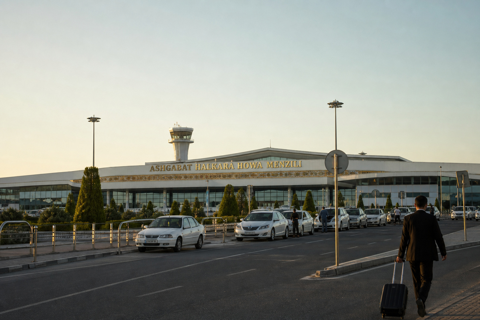 Departure from Ashgabat