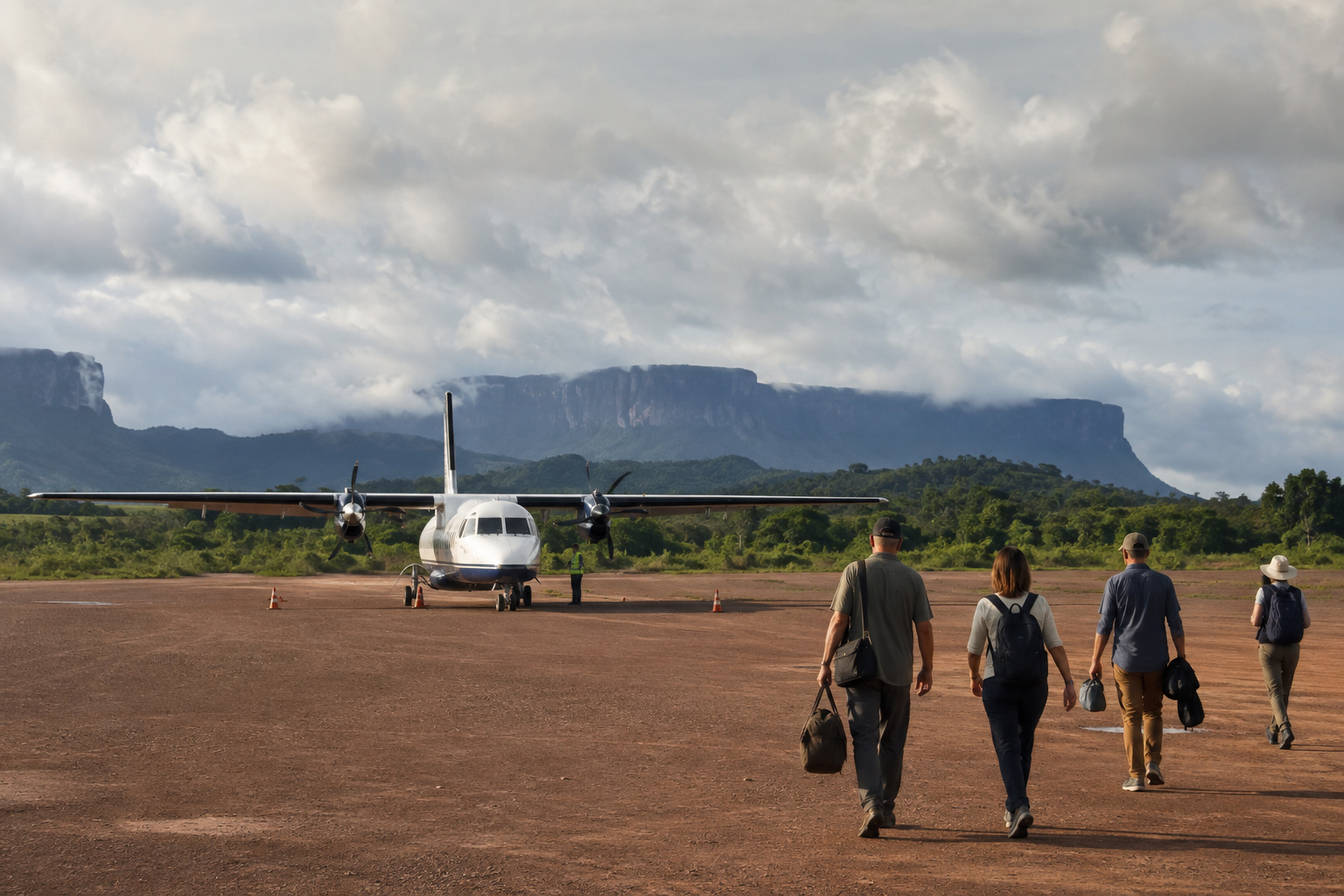 Canaima → Caracas · free afternoon