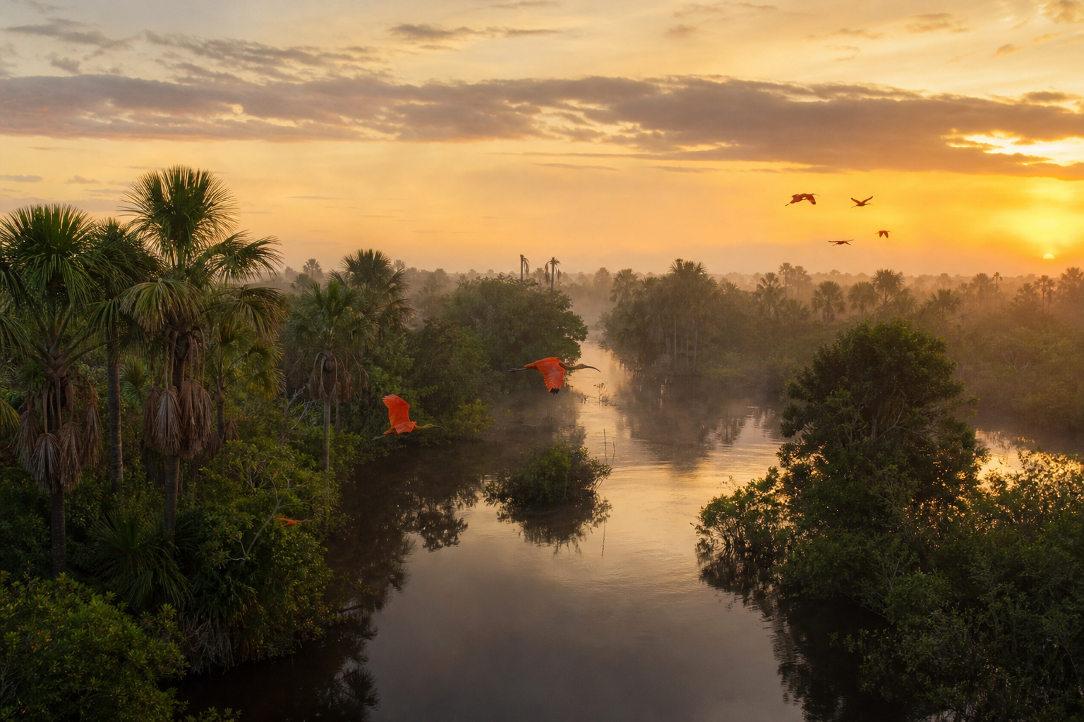 Venezuela Orinoco Sunrise