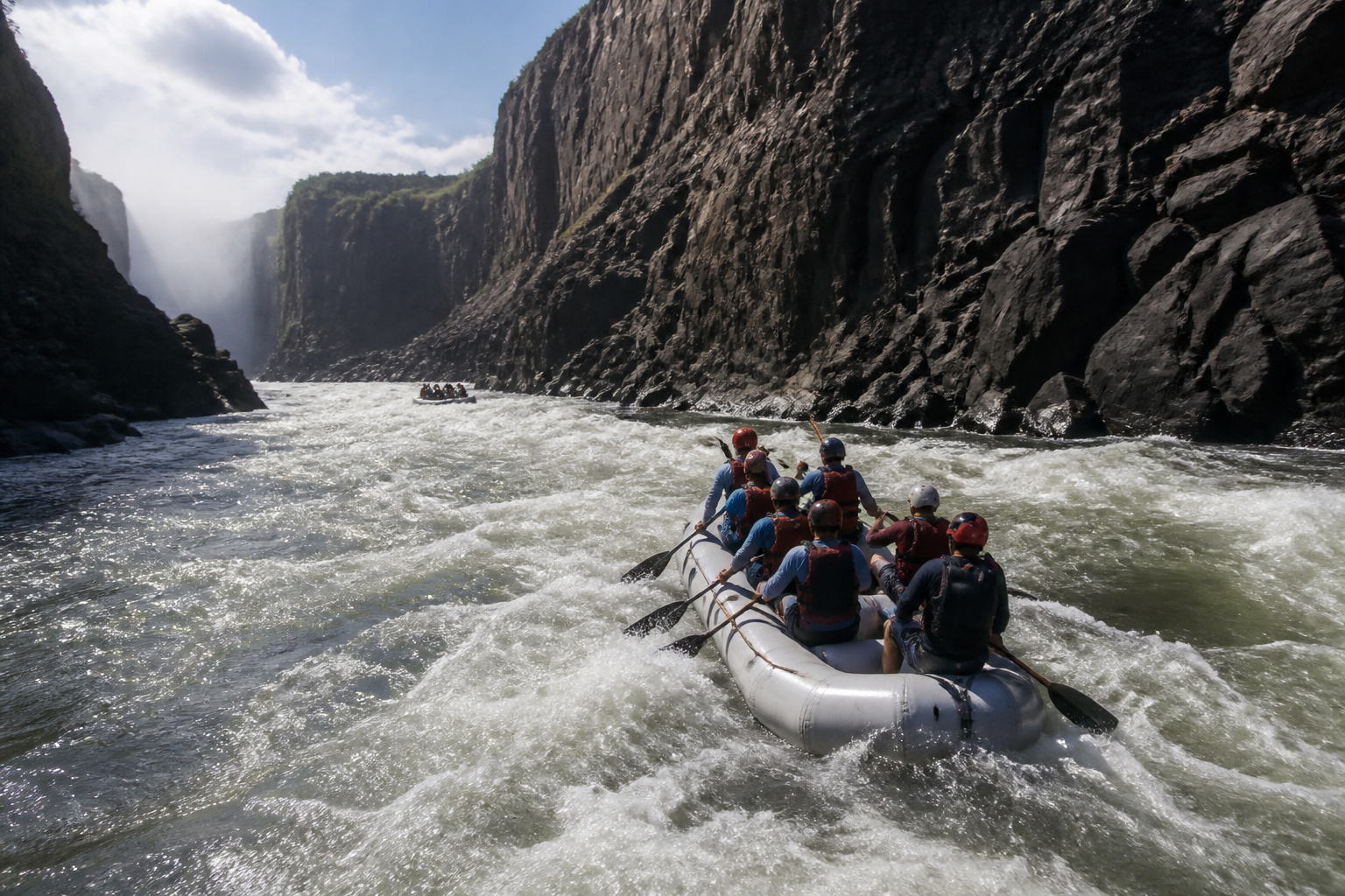 Zambia · whitewater on the Zambezi