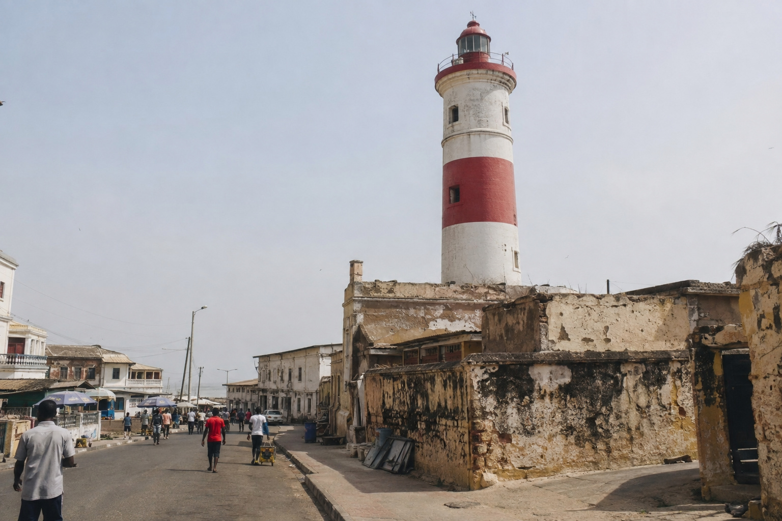 The Jamestown lighthouse in Accra