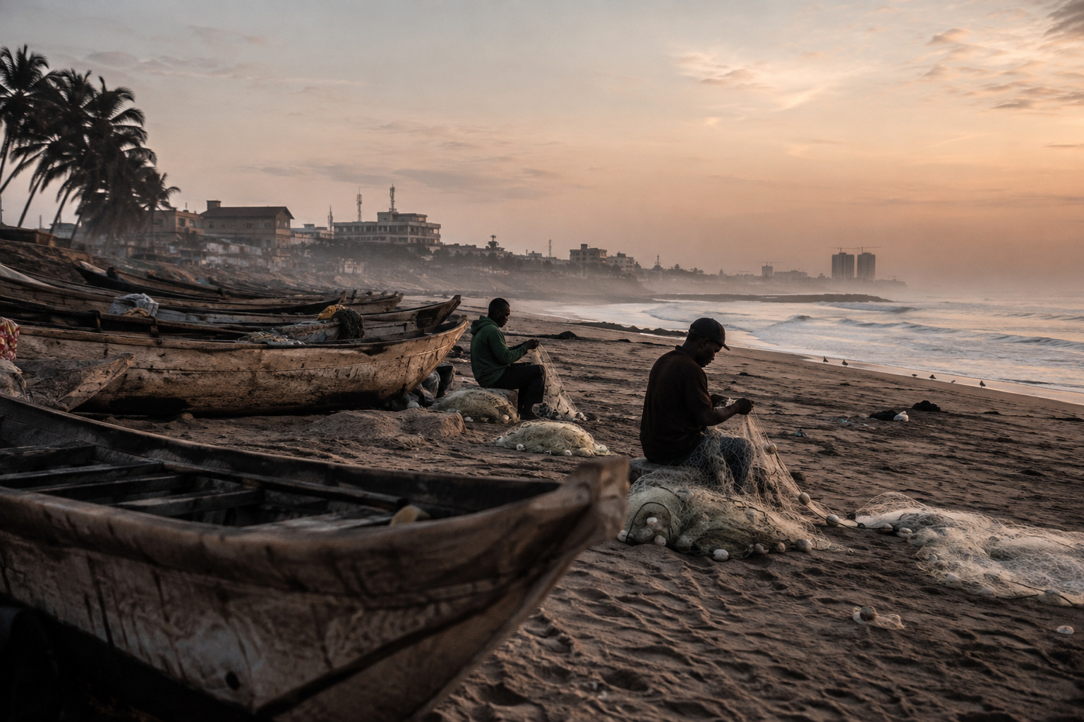 Departure from Accra
