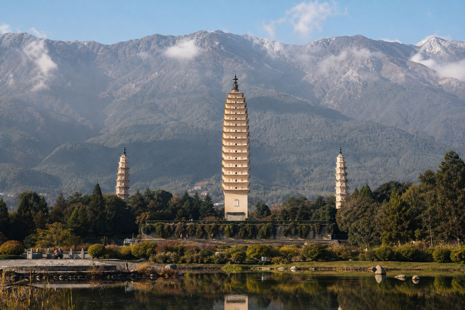 Yunnan Dali Three Pagodas
