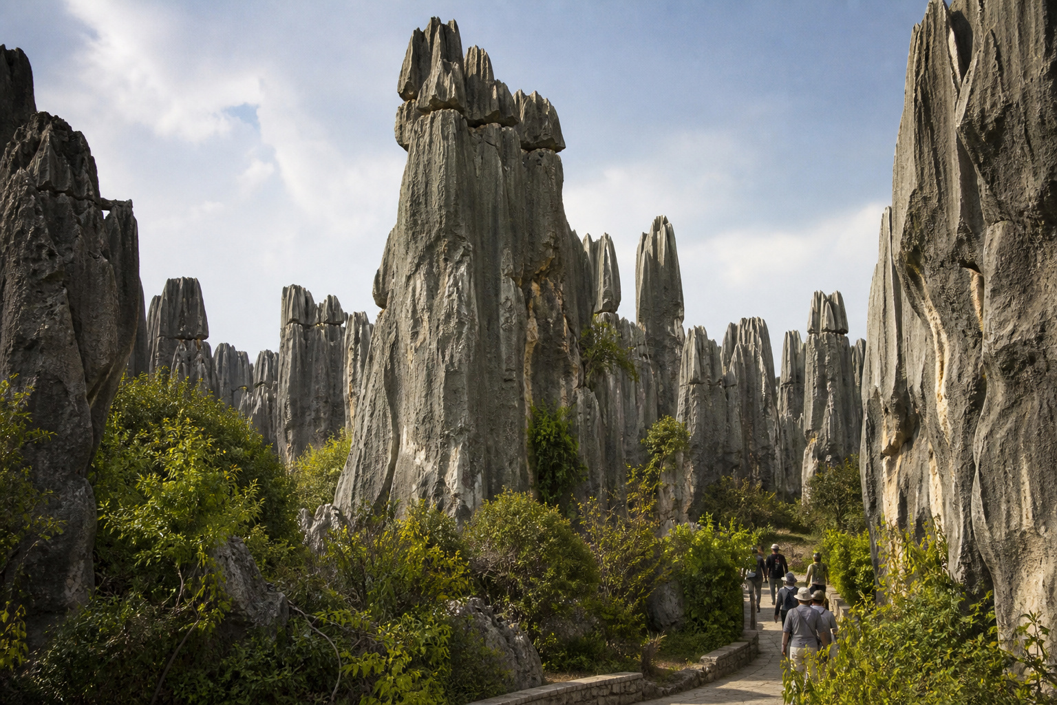 Kunming · arrival & the Stone Forest